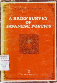 A brief survey of Javanese poetics