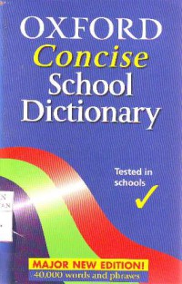 Oxford concise school dictionary