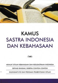 Kamus sastra Indonesia dan kebahasaan